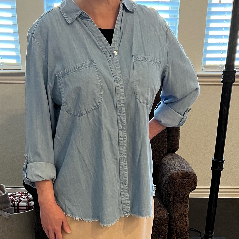 Light Blue Denim Shirt